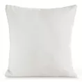 Poszewka na poduszkę 45x45 cm z gładkiej tkaniny wodoodpornej kremowa idealna do ogrodu i na taras GARDENIA