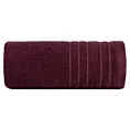 Ręcznik kąpielowy 50x90 cm bawełniany kolor bordowy z błyszczącą bordiurą 500 g/m2 GLORY 3