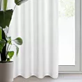 Zasłona biała z tkaniny szenilowej 135x250 przelotka - ALETA