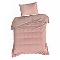 Pościel 140x200 cm gładka z satyny bawełnianej kolor pudrowy róż DINA Diva Line
