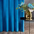 Zasłona welwetowa granatowa z połyskiem 140x300 cm na taśma - SAMANTA