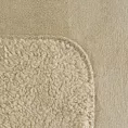 Narzuta, koc na fotel 70x160 cm jasnobeżowa z miękkiego polaru ze strukturą baranka TEDY Eurofirany Premium