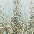 Obraz ABSTRACT  ręcznie malowany na płótnie, z drobnymi złotymi kamykami i brokatem