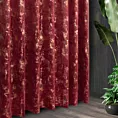 Tkanina zasłonowa z welwetu zdobiona przecieranym błyszczącym nadrukiem