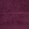 Ręcznik kąpielowy 70x140 cm bawełniany kolor amarantowy z welwetową bordiurą 500 g/m2 DAMLA