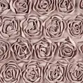 Zasłona pudrowa z welwetu zdobiona aplikacją 3D róż 140x250 cm  przelotka - ROSES Eva Minge