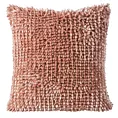 Poszewka na poduszkę 45x45 cm koralowa miękka w dotyku PILAR