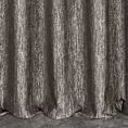 Zasłona szyta na taśmie 5 cm brązowo beżowa z miękkiej tkaniny szenilowej z melanżowym wzorem