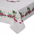 Obrus naturalny 140x220 cm SUMMER 4 z nadrukowanym motywem winorośli
