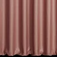 Zasłona szyta na taśmie 5 cm ceglasta z tkaniny typu dimout o średnim stopniu zaciemnienia