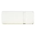 Ręcznik do rąk 30x50 cm bawełniany kolor kremowy 0 twist zdobiony paseczkami 550 g/m2 MOLLY