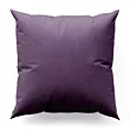 Poszewka szyta SAFARI fioletowa z miękkiej welwetowej tkaniny z połyskiem
