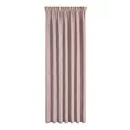 Zasłona różowa z tkaniny welurowej 200x300 cm taśma - Dora