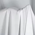 Firana biała z gładkiej matowej żorżety 140x250 cm przelotka ESTEL