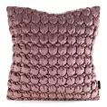 Poszewka na poduszkę 45x45 cm welwetowa kolor pudrowy zdobiona wzorem 3D VELVET 193 Eurofirany Premium