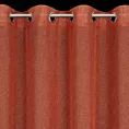Zasłona ruda o strukturze deszczyku z etaminy 140x250 cm przelotka - ANGELIKA