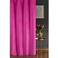 Zasłona szyta na taśmie 5 cm WALDO amarantowa ze szlachetnej grubej tkaniny welwetowej o gramaturze 400g/m2