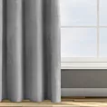 Zasłona welwetowa srebrna 140x250 cm przelotka - ROSA - Design 91
