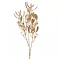 Gałązka świąteczna JEMIOŁA ze złotymi listeczkami