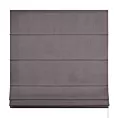 Roleta rzymska DORA - HIT ciemnografitowa z miękkiej tkaniny o welurowej strukturze