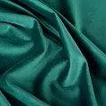 Poszewka szyta ciemnozielona z miękkiej półmatowej tkaniny welwetowej