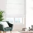 Roleta rzymska biała z tkaniny typu eko