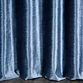 Tkanina zasłonowa, miękka, welwetowa z połyskiem, w poziome prążki z kolekcji Eva Minge