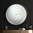 Dekoracyjny zegar ścienny w nowoczesnym minimalistycznym stylu