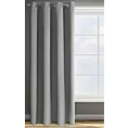 Zasłona szara z gładkiej tkaniny zaciemniającej typu - BLACKOUT 135x250 cm przelotka - PARISA - Design 91
