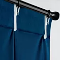Zasłona granatowa z welwetowej tkaniny 80x270 cm (wymiar podany na gotowo) system flex - MELANIE