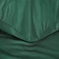 Pościel 160x200 cm bawełniana gładka kolor ciemnozielony NOVA 3