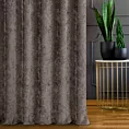 Tkanina zasłonowa, miękka szenilowa, zaciemniająca, z drobnym strukturalnym wzorkiem i efektem przecierki z kolekcji Pierre Cardin