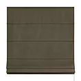 Roleta rzymska jasnobrązowa z gładkiej tkaniny zaciemniającej typu dimout