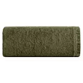 Ręcznik kąpielowy 50x90 cm bawełniany kolor ciemnooliwkowy z żakardową bordiurą 430 g/m2 EVI Pierre Cardin