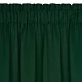 Zasłona ciemnozielona zaciemniająca gładka półmatowa 135x270 cm taśma - LOGAN
