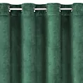 Zasłona zielona z miękkiego welwetu 140x250 cm przelotka - SUZANA