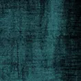 Roleta rzymska SAFARI 1 ciemnoturkusowa z miękkiej welwetowej tkaniny z połyskiem i poziomym prążkiem