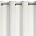 Zasłona biała z wytłaczanego welwetu 140x250 cm przelotka - LILI