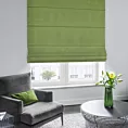 Roleta rzymska ENYA zielona z miękkiej półmatowej tkaniny welwetowej