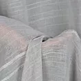 Firana srebrna z szenilowymi paseczkami 140x250 cm przelotka - ARCADIA