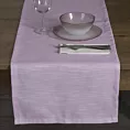 Bieżnik na stół jasnofioletowy 40x140 cm SUMMER 11 z gładkiej i miękkiej tkaniny