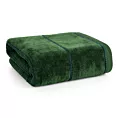 Ręcznik do rąk 70x140 cm bawełniany kolor zielony z welwetową ozdobną bordiurą 500 g/m2 MARI