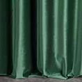 Zasłona szyta na taśmie 5 cm ITALIA zielona z tkaniny welwetowej o delikatnym połysku