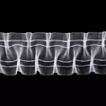Taśma marszcząca tunelowa SMOK do firan i zasłon, marszczenie 1:2