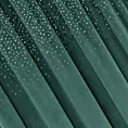 Zasłona welwetowa ciemnoturkusowa z kryształami 140x270 cm taśma - AURORA