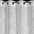 Zasłona kremowo, srebrzysta w stylu eko 140x250 cm przelotka - SOLANA