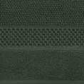 Ręcznik do rąk 30x50 cm bawełniany kolor zielony z żakardową bordiurą 500 g/m2 DANNY