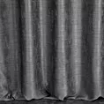 Zasłona szyta na taśmie 5 cm popielata z miękkiej matowej tkaniny o nieregularnym wzorze z efektem melanżu