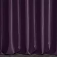 Zasłona szyta na taśmie 8 cm fioletowa z tkaniny trudnopalnej, zaciemniającej, typu blackout