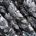 Tkanina zasłonowa zaciemniająca typu blackout z motywem kwiatowym